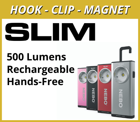 SLIM - 500 Lumens Rechargeable