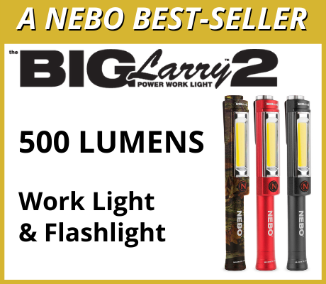 BIG Larry 2 - 500 Lumens Work Light & Flashlight